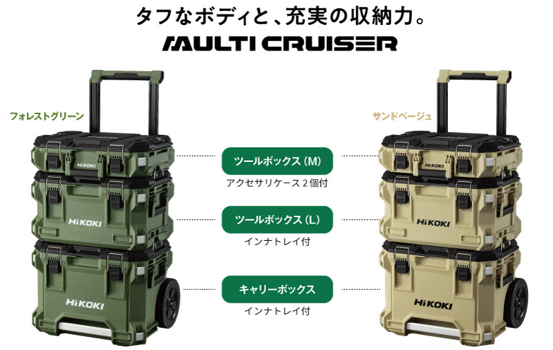 タフなボディと充実の週能力。ツールボックス、MULTI CRUISER（マルチクルーザー）