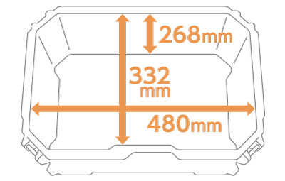 ツールボックス（L）の内寸