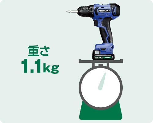 重さ1.1kg