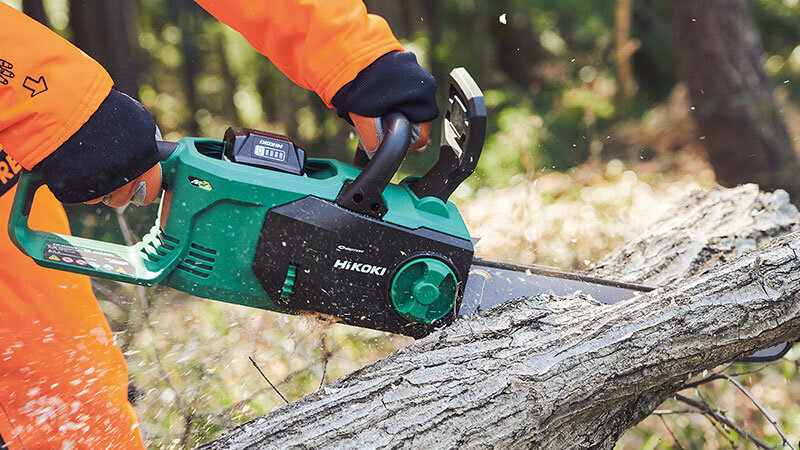 ハイコーキ36Vコードレスチェーンソー