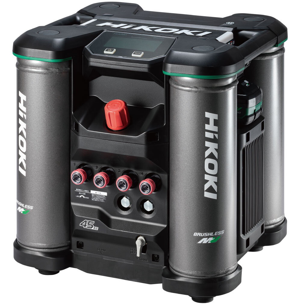 ジャンク品 HiKOKI 高圧エアコンプレッサ EC1445H3改(コンプレッサー  