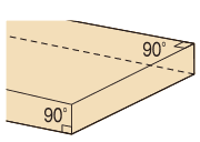 ターンテーブル0°、のこ刃0°