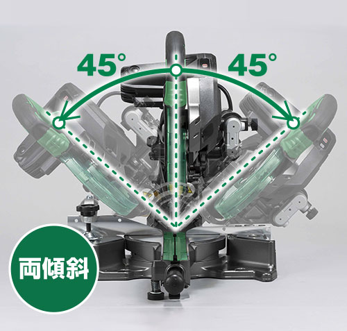 165mm 卓上スライド丸のこ：C6RSHD