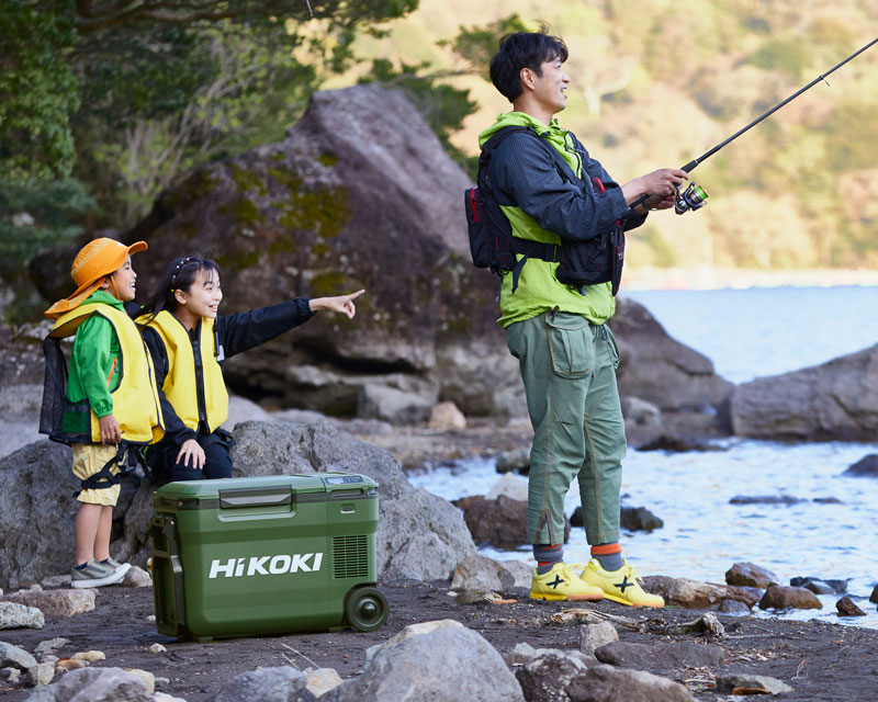 釣り場での使用イメージ