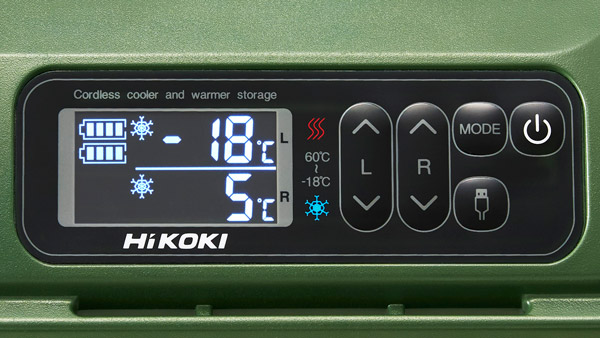 HIKOKI コードレス冷温庫 UL18DB WMGフォレストグリーン