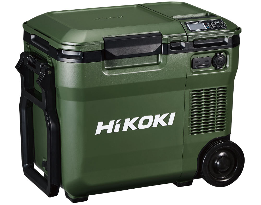 HIKOKI ポータブル冷温庫　オリーブグリーンUL18DC 36B18X付 HIKOKI ポータブル冷温庫オリーブグリーンUL18DC 36B18X付